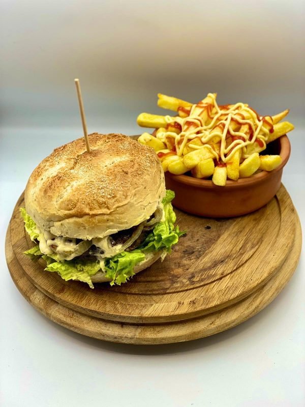 Vegetarian Truffle Mushroom Burger