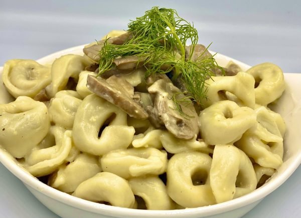 Romige Vegan Champignon Tortellini