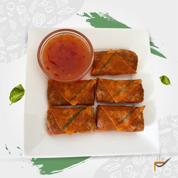 Heet Spiced Vega Loempiaats With Sweet Chili Sauce