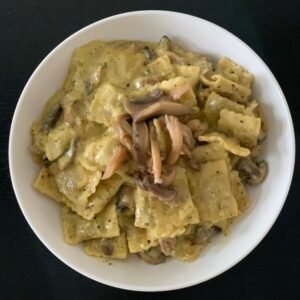 Vegan Ravioli With Mushrooms