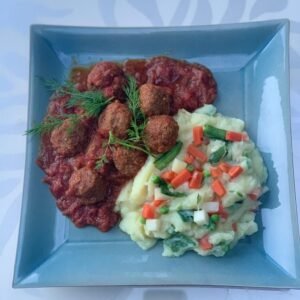 Stomppot en Vegan balletjes