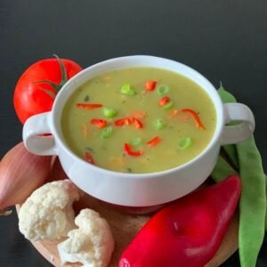Erwten Soep Met Vegetarisch Sausauge (Worst)