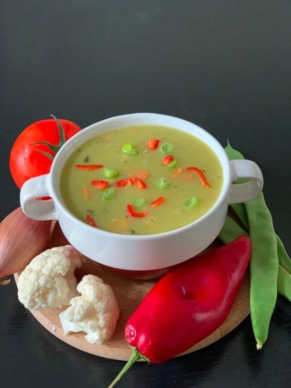 Erwten Soep Met Vegetarisch Sausauge (Worst)